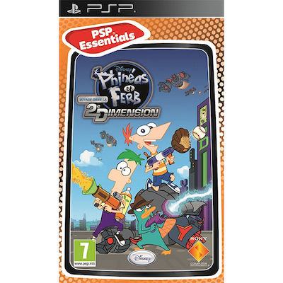 Phineas And Ferb Across The 2nd Dimension Essentials Edition PSP Game (Used)