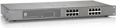 Level One GEP-1621 Unmanaged L2 PoE+ Switch with 16 Gigabit (1Gbps) Ethernet Ports