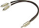 Granite 3,5mm Klinkenkabel - RCA-Stecker Schwarz 3m Y-364PR-3M