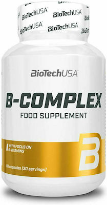 Biotech USA Vitamin B-Complex Βιταμίνη για Ενέργεια, τα Μαλλιά & τo Δέρμα 60 ταμπλέτες