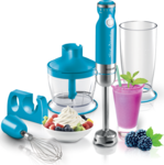 Sencor Hand Blender with Stainless Rod 800W Turquoise