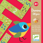 Board Game Domino "One, Two, Three" for 1 Player 4+ Years Old (EN) Djeco