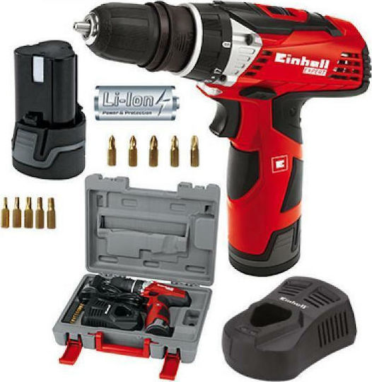Einhell TE-CD 12 X-Li Δραπανοκατσάβιδο Μπαταρίας 12V 2x1.3Ah