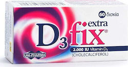 Uni-Pharma D3 Fix Extra Vitamina pentru Imunitate 2000iu 60 file