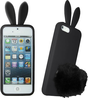 Volte-Tel Silicone Back Cover Black (iPhone 5/5s/SE)