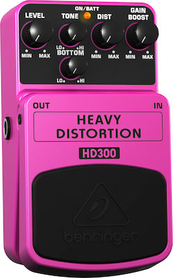 Behringer Πετάλι Distortion Ηλεκτρικής Κιθάρας Heavy Distortion HD300