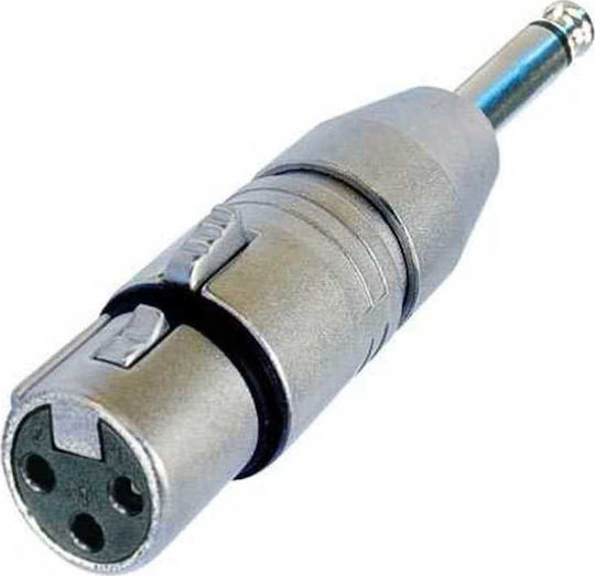 Neutrik NA2FP Converter 6.3mm male to XLR female Silver 1pcs