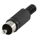 Valueline Βύσμα RCA male Μαύρο CC-006B