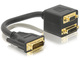DeLock 65052 Конвертор DVI-I мъжки към VGA женски 1бр