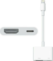 Apple MD826 Converter Lightning male to HDMI / Lightning female White