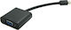 Roline 12.99.3125 Конвертор mini DisplayPort мъжки към VGA женски Черен 1бр
