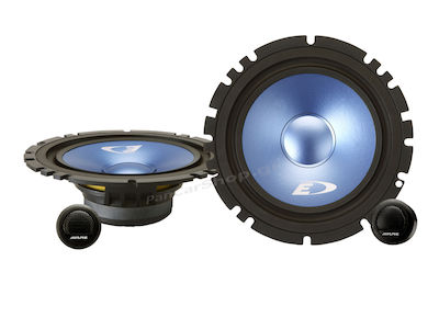 Alpine Set Auto-Lautsprecher Autolautsprecher 6.5" mit 45W RMS (2 Weg)