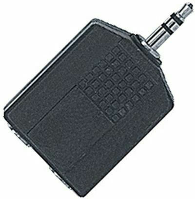 Proel AT148 Converter 3.5mm male to 6.3mm 2x female 1pcs