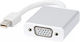 Kanex IADAPTVGA Конвертор mini DisplayPort мъжки към VGA женски Бял 1бр