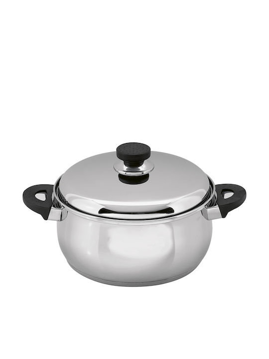 Venus Deep Stainless Steel Pot 4.4lt / 28cm