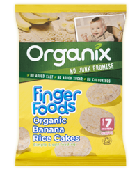 Organix Napolitane de orez Fingerfoods Rice Cak...
