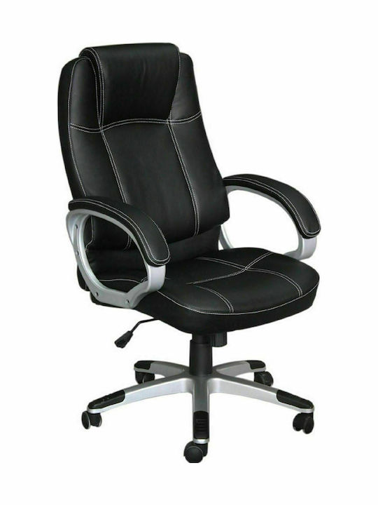 Καρέκλα Διευθυντική με Ανάκλιση BF5450 Μαύρη Woodwell