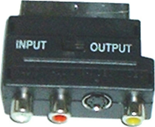 X-treme CR-316 Scart Male to RCA S-Video Female Converter 1 Piece