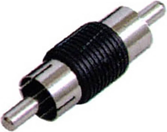Ultimax AD055A RCA Konverter männlich zu RCA männlich Silber 1Stück