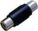 Ultimax AD056 Μετατροπέας RCA female σε RCA female Black 1τμχ