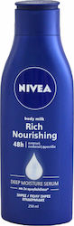 Nivea Rich Nourishing Ενυδατική Lotion Σώματος για Ξηρές Επιδερμίδες 250ml