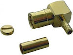 Ultimax V9103G Plug Coaxial male Gold (01.106.0002)