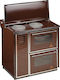 Alfatherm K-100 mit Backofen 7.5kW Braun