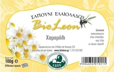 BioLeon Σαπούνι Ελαιόλαδου με Χαμομήλι Baton de săpun pentru Fața 100gr