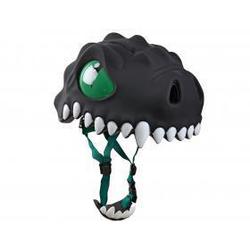 Crazy Safety Dragon Kids' Helmet for City Bike Black with LED Light