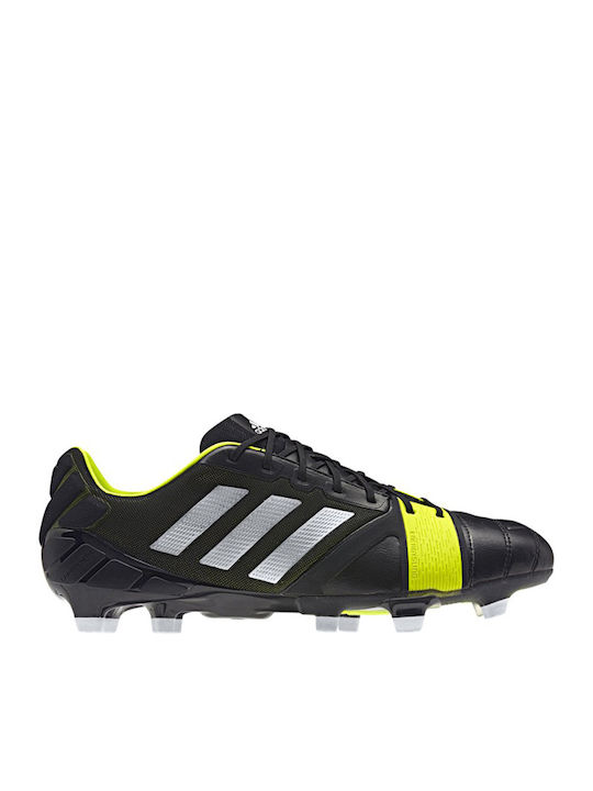 Adidas Nitrocharge 1.0 TRX FG Χαμηλά Ποδοσφαιρικά Παπούτσια με Τάπες Μαύρα