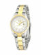 Maserati Damen Uhr mit Gold Metallarmband