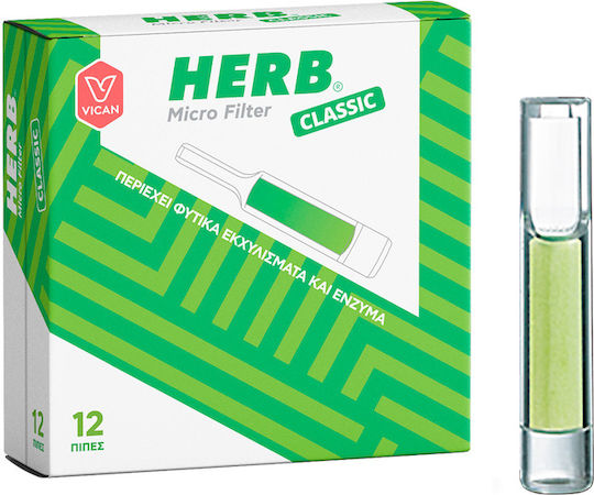 Herb Micro Filter Филтри за Класически Тип Цигара 12 Броя
