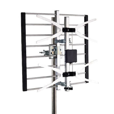 Telco AV-0958A Outdoor TV Antenna (without power supply) Black Connection via Coaxial Cable