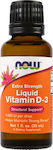 Now Foods Liquid Vitamin D-3 Βιταμίνη για Ανοσοποιητικό 1000iu 30ml