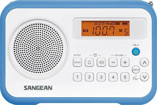 Sangean PR-D18 Portable Radio Electric / Battery White