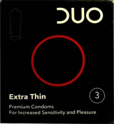 Duo Extra Thin Condoms 3pcs