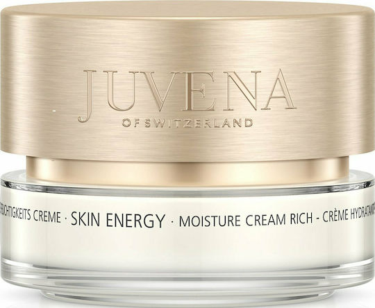 Juvena Skin Energy Moisture Rich Ενυδατική Κρέμα Προσώπου Ημέρας με Υαλουρονικό Οξύ 50ml
