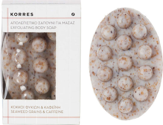 Korres Seaweed Grains & Caffeine Seife für Abnehmen, Cellulite & Wassereinlagerungen 125gr