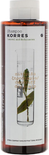 Korres Laurel & Echinachea Shampoos Against Dandruff & Dry Scalp for All Hair Types 250ml