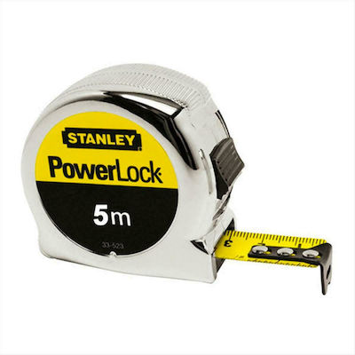 Stanley Tape Measure with Auto-Rewind 19mm x 5m