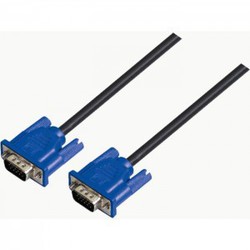 Aculine Kabel VGA-Stecker - VGA-Stecker Schwarz 20m (VGA-006)