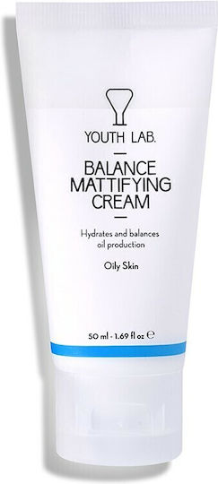 Youth Lab. 24ωρη Κρέμα Προσώπου για Ενυδάτωση & Ακμή με Νιασιναμίδη & Πανθενόλη 50ml