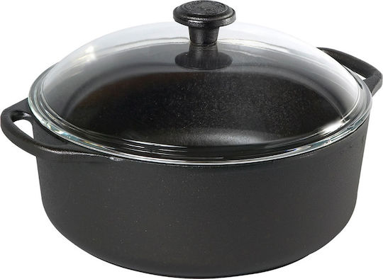 Skeppshult Tiefer Topf aus Gusseisen 5.5Es / 25cm