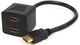 Μετατροπέας HDMI male σε HDMI 2x female 1τμχ 100038