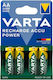 Varta Recharge Accu Power Baterii Reîncărcabile AA Ni-MH 2600mAh 1.2V 4buc