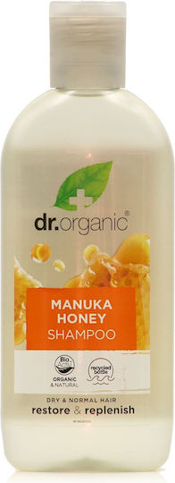 Dr.Organic Manuka Honey Shampoos Reconstruction/Nourishment & Hydration for Dry Hair Hair 265ml