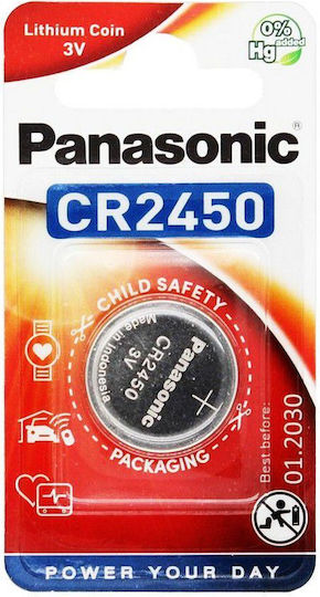 Panasonic Cell Power Batterie Lithium CR2450 3V 1Stück