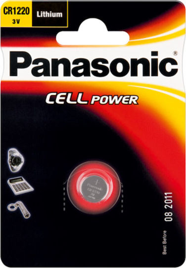 Panasonic Cell Power Batterie Lithium CR1220 3V 1Stück