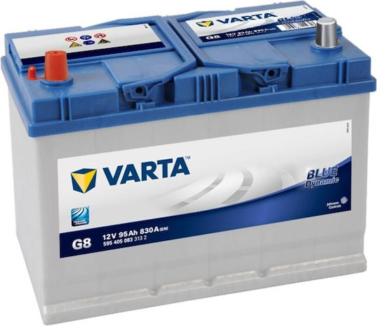 Varta Baterie Auto / Barca Blue Dynamic G8 cu Capacitate 95Ah și CCA 830A