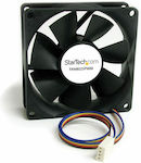 StarTech FAN8025PWM Ventilator Carcasă 80mm cu Conexiune 4-Pin PWM 1buc